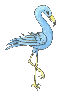 Blue Flamingo