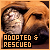 Adopted and rescued